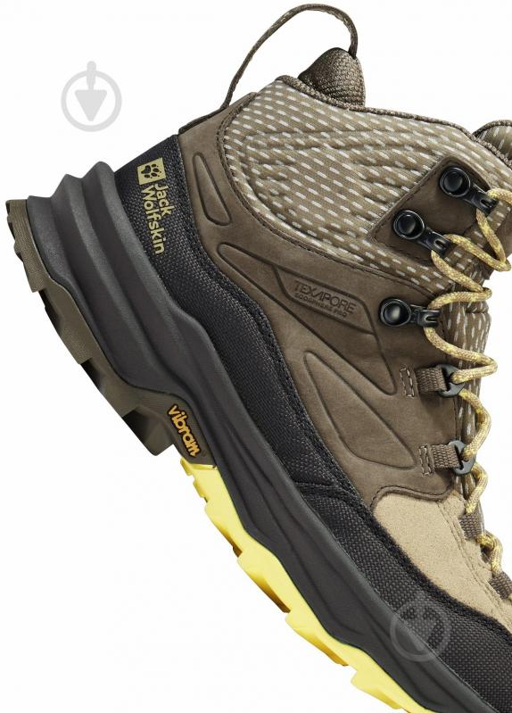 Ботинки Jack Wolfskin CYROX TEXAPORE MID W 4064311_5156 р.37,5 коричневый - фото 5