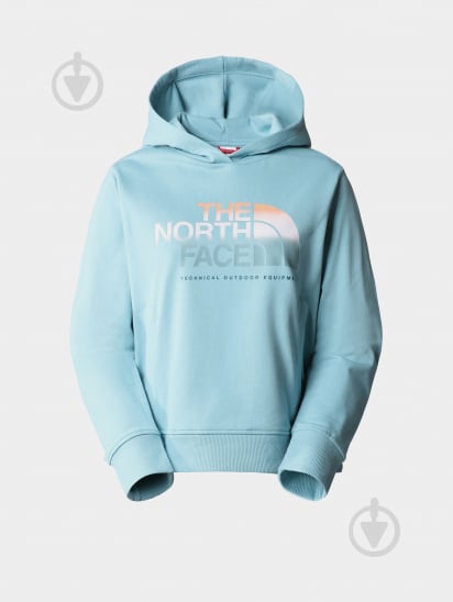 Джемпер THE NORTH FACE W D2 GRAPHIC CROP HOODIE NF0A83FGLV21 р.XS голубой - фото 5