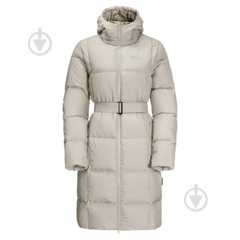 Пальто жіноче зимове Jack Wolfskin Frozen Lake Coat W 1206131-6260 р.XL сіре - фото 1