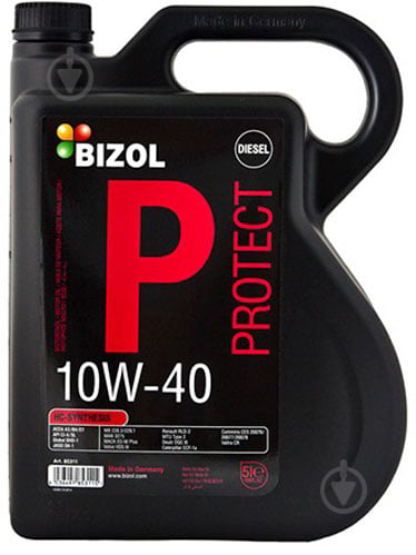 Моторное масло Bizol Protect 10W-40 5 л (B85311) - фото 1