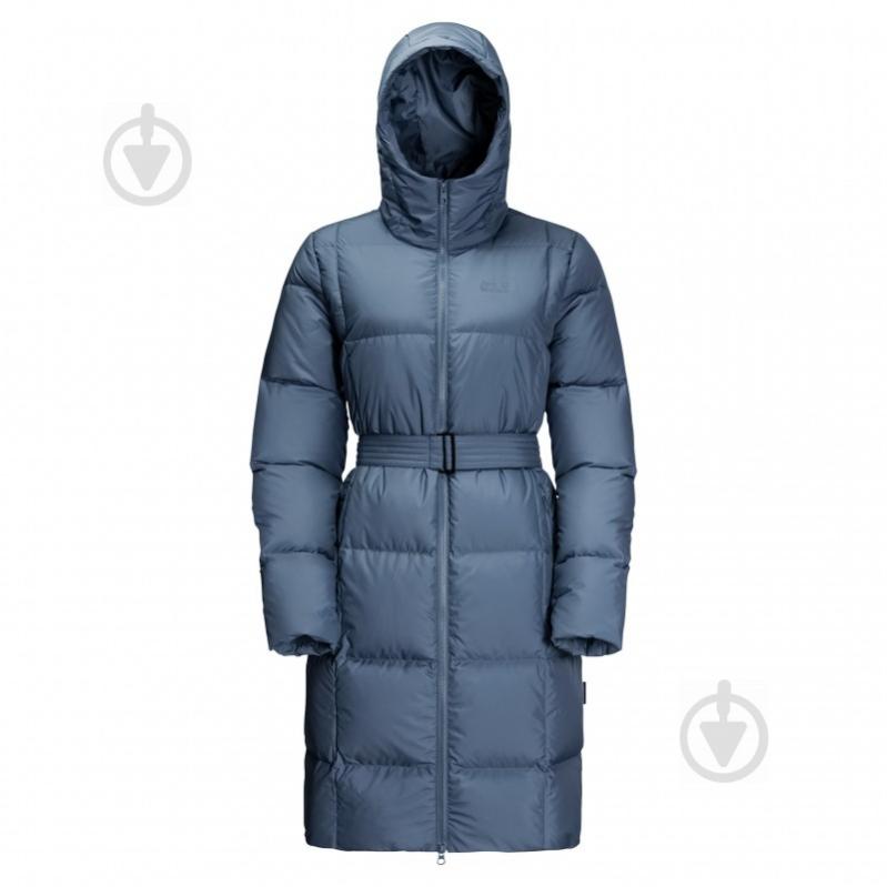 Пальто жіноче зимове Jack Wolfskin Frozen Lake Coat W 1206131-1380 р.XS синє - фото 1