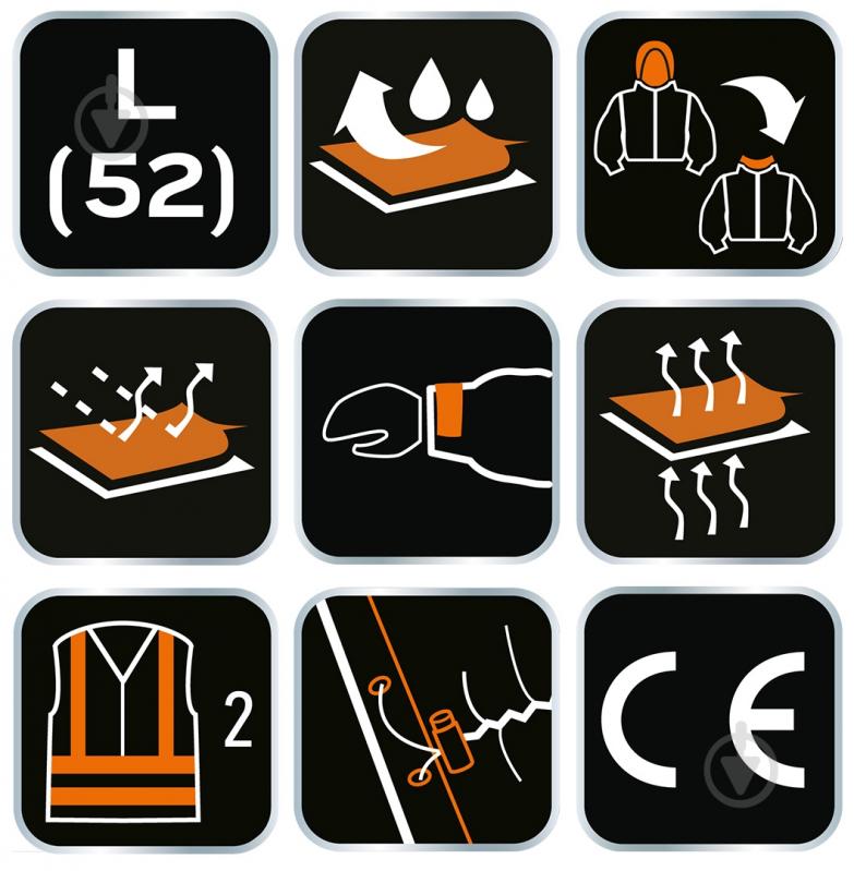 Куртка NEO tools Softshell р. S 81-701 оранжевый - фото 8