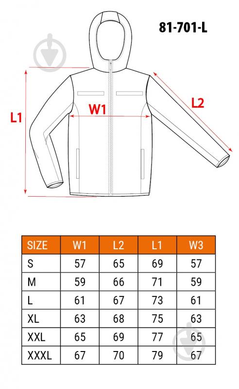 Куртка NEO tools Softshell р. S 81-701 оранжевый - фото 9