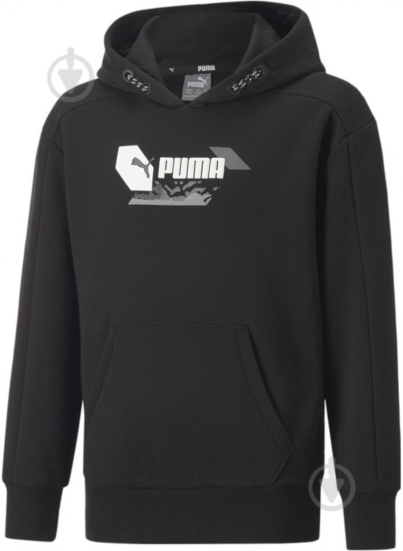 Джемпер Puma ALPHA HOODIE FL B 67010501 черный - фото 1