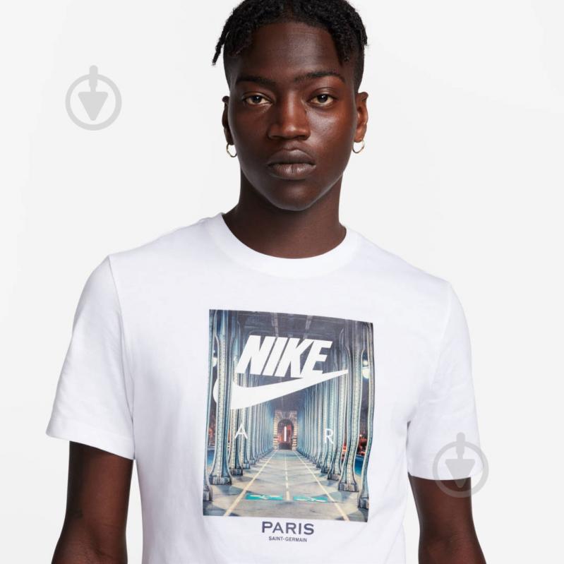 Футболка Nike PSG M NK PHOTO TEE FD1078-100 р.S білий - фото 3