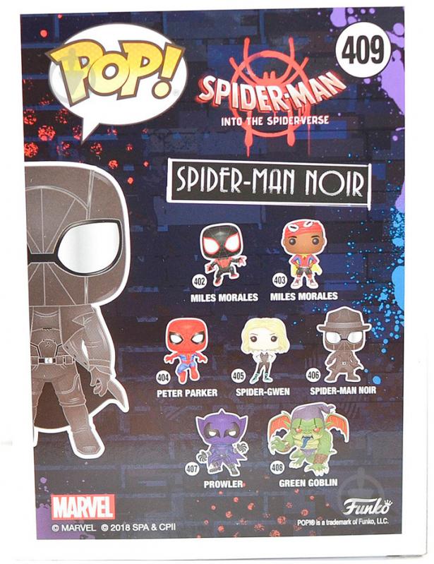 Фігурка Funko POP! Bobble Marvel - Spider-Man Noir (FUN1576) - фото 6