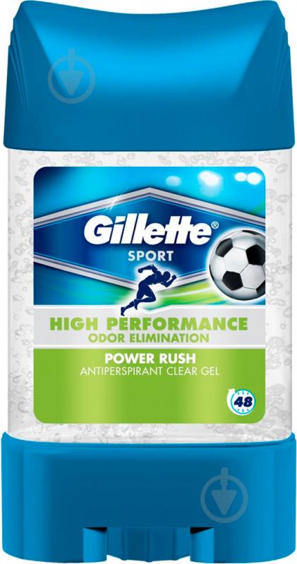 Антиперспірант для чоловіків Gillette Power Rush Power Rush 70 мл - фото 1