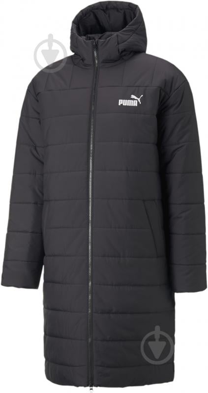 Пальто чоловіче зимове Puma ESS+ HOODED PADDED COAT 67171201 р.S чорна - фото 1