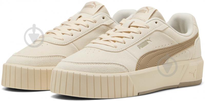 Кроссовки женские Puma Carina Mia SD 40263801 р.40,5 бежевые - фото 4 Кроссовки женские Puma Carina Mia SD 40263801 р.40,5 бежевые - фото 4