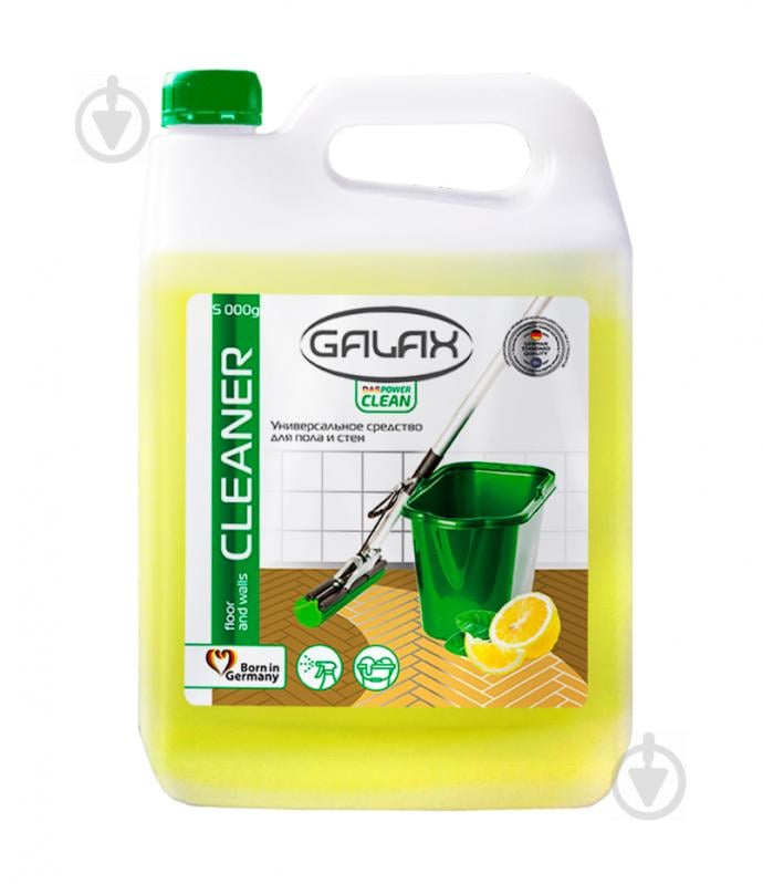 Моющее средство Galax для полов и стен das PowerClean Лимон 5 л - фото 1