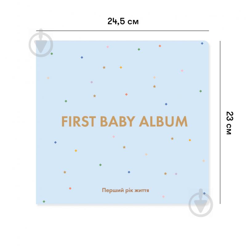 Альбом для немовлят Orner First Baby Album блакитний - фото 3