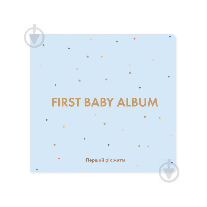 Альбом для немовлят Orner First Baby Album блакитний - фото 1