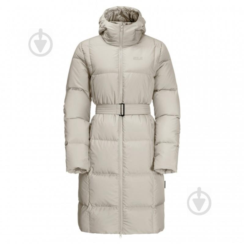 Пальто жіноче зимове Jack Wolfskin Frozen Lake Coat W 1206131-6260 р.L сіре - фото 1