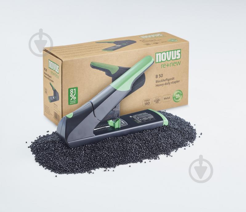 Степлер В50 черный Novus - фото 7