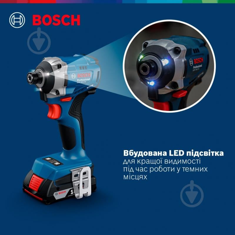 Гайковерт акумуляторний Bosch Professional GDR 18V-215 215 Нм 06019N2020 - фото 11 Гайковерт акумуляторний Bosch Professional GDR 18V-215 215 Нм 06019N2020 - фото 11