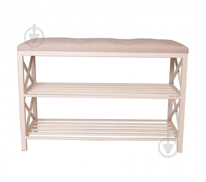 УЦІНКА! Банкетка Метал Арт 450х700х300 мм молочний (28269/б) (УЦ №2545) - фото 1 УЦІНКА! Банкетка Метал Арт 450х700х300 мм молочний (28269/б) (УЦ №2545) - фото 1