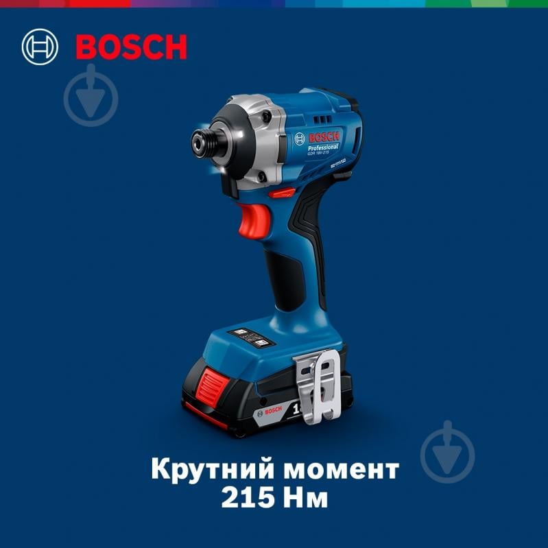 Гайковерт ударный аккумуляторный Bosch Professional GDR 18V-215 + (L-BOXX 136 размер 4) 06019N2000 - фото 7 Гайковерт ударный аккумуляторный Bosch Professional GDR 18V-215 + (L-BOXX 136 размер 4) 06019N2000 - фото 7