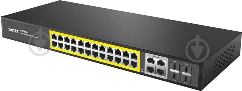 Комутатор Netis Ethernet P124GH - фото 1