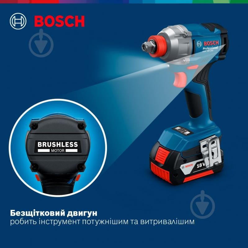 Гайковерт акумуляторний Bosch Professional GDX 18V-285 285 Нм 06019N2100 - фото 8 Гайковерт акумуляторний Bosch Professional GDX 18V-285 285 Нм 06019N2100 - фото 8