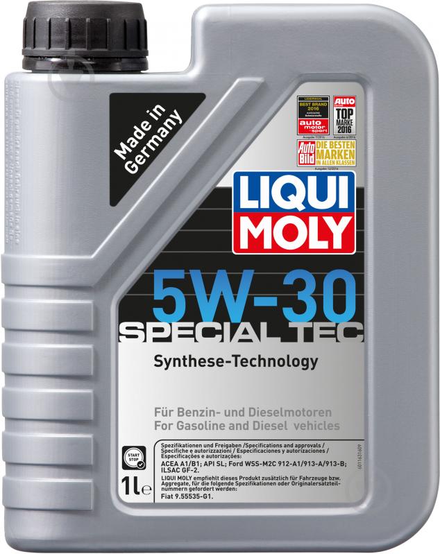 Моторное масло Liqui Moly Special Tec 5W-30 1 л (1163) - фото 1