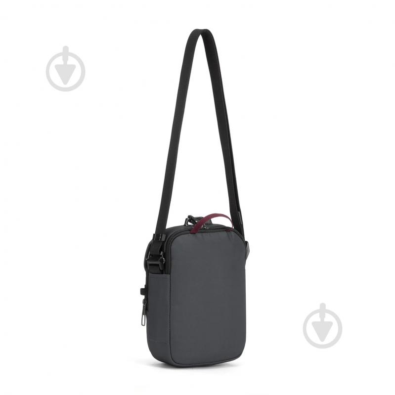 Сумка через плечо Pacsafe Metrosafe X Compact 3 л темно-сірий черный - фото 4 Сумка через плечо Pacsafe Metrosafe X Compact 3 л темно-сірий черный - фото 4