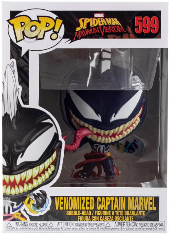 Фигурка Funko POP! Bobble Marvel - Venom Captain Marvel (FUN2549318) - фото 6