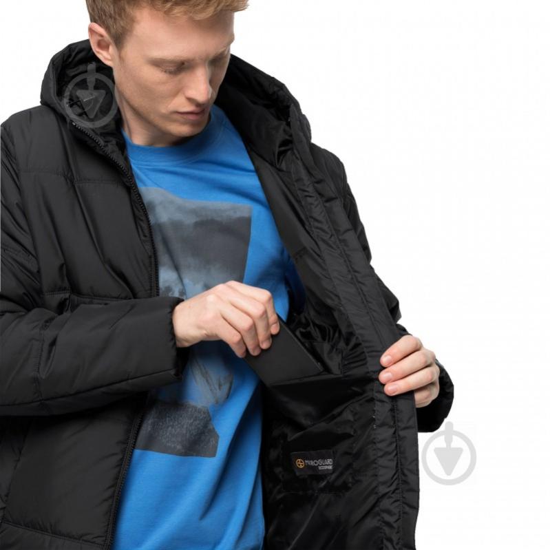 Куртка мужская зимняя Jack Wolfskin North York Jacket M 1206381-6000 р.L черная - фото 4