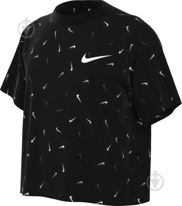 Футболка Nike G NK NSW TEE BOXY SWOOSH AOP FD5366-010 р.L чорний - фото 5