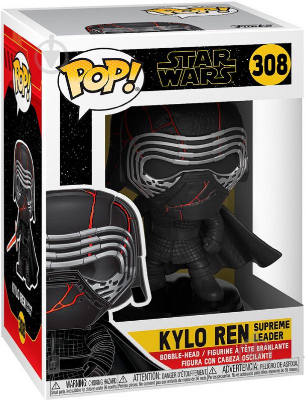 Фігурка Funko POP! Bobble Star Wars - Kylo Ren Supreme Leader (FUN25493) - фото 6