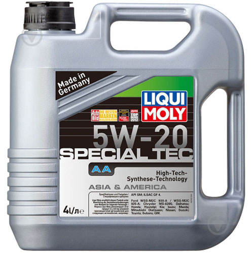 Моторное масло Liqui Moly Special Tec АА 5W-20 4 л (7621) - фото 1