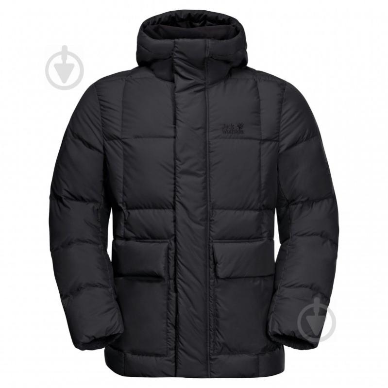 Пуховик мужской зимний Jack Wolfskin Frozen Lake Jacket M 1206321-6000 р.S черный - фото 1