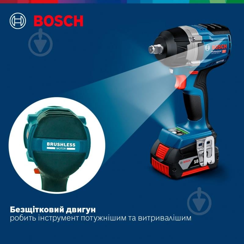 Гайковерт аккумуляторный Bosch Professional GDS 18V-750 C 750 Нм 06019L9002 - фото 10 Гайковерт аккумуляторный Bosch Professional GDS 18V-750 C 750 Нм 06019L9002 - фото 10