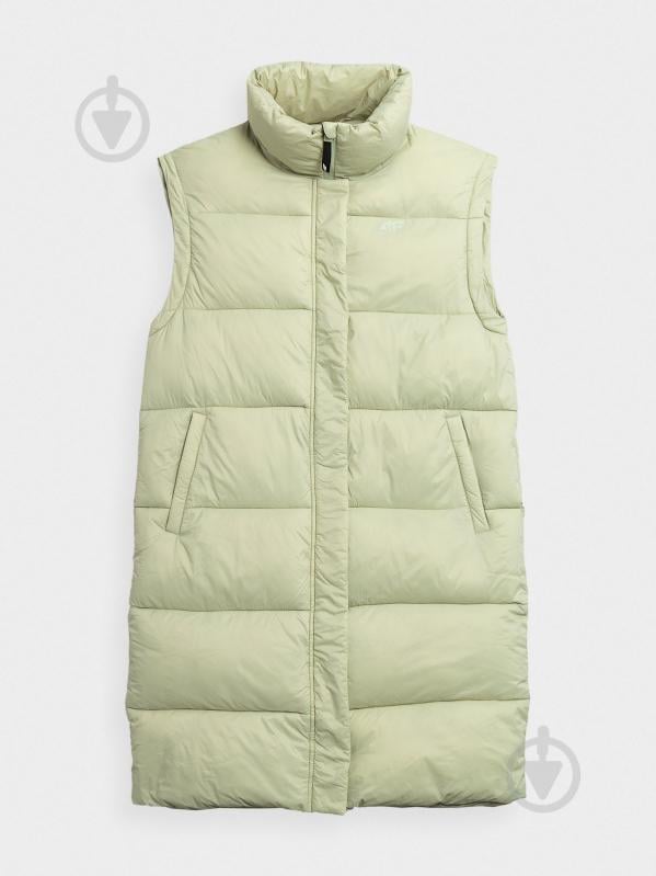 Пальто жіноча 4F DOWN JACKET F238 4FAW23TDJAF238-42S р.S зелена - фото 3