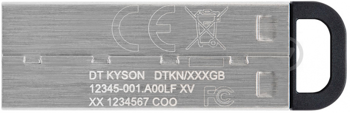 Флеш-память USB Kingston DataTraveler Kyson 256 ГБ USB 3.2 silver (DTKN/256GB) - фото 3