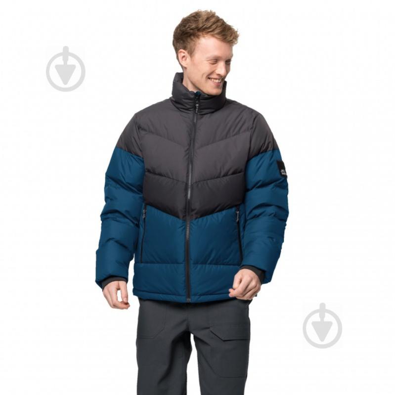 Пуховик мужской зимний Jack Wolfskin 365 Fearless Down Jacket M 1206421-1134 р.M синий - фото 1