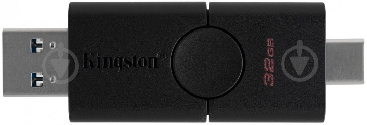 Флеш-пам'ять USB Kingston 32 ГБ USB 3.2 USB Type-C black (DTDE/32GB) - фото 5