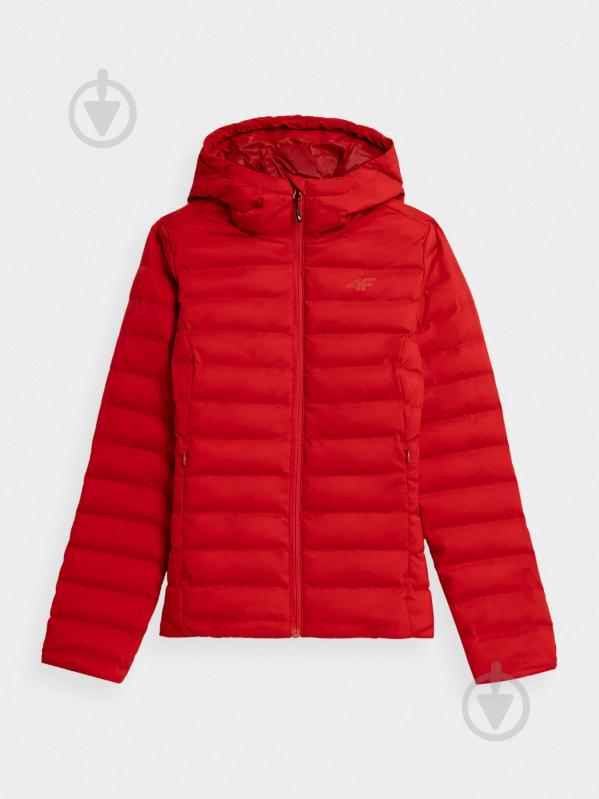 Пуховик жіночий 4F DOWN JACKET F279 4FAW23TDJAF279-20S р.XS червоний - фото 1 Пуховик жіночий 4F DOWN JACKET F279 4FAW23TDJAF279-20S р.XS червоний - фото 1