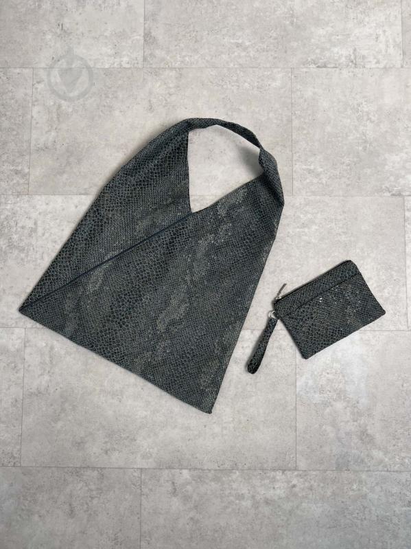 Косметичка ART KNIT PYTHON бирюзовая - фото 3