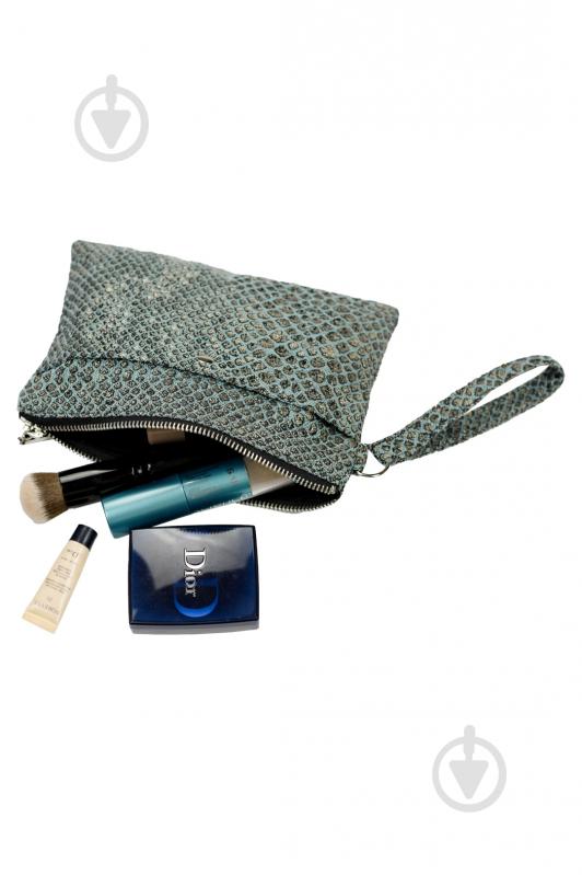 Косметичка ART KNIT PYTHON бирюзовая - фото 2