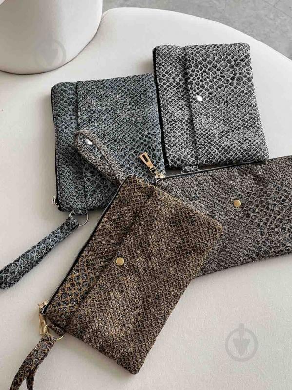 Косметичка ART KNIT PYTHON руда - фото 3