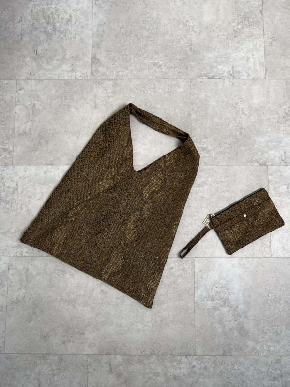 Косметичка ART KNIT PYTHON руда - фото 4