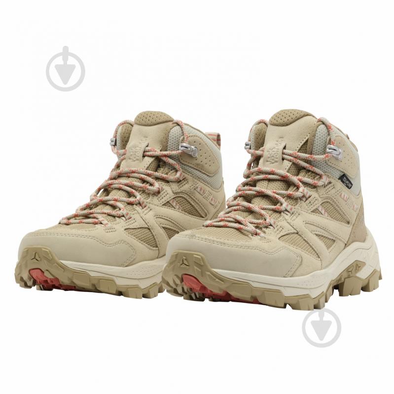Ботинки Jack Wolfskin VOJO TOUR TEXAPORE MID W A62071_A0029 р.37,5 бежевый - фото 4 Ботинки Jack Wolfskin VOJO TOUR TEXAPORE MID W A62071_A0029 р.37,5 бежевый - фото 4