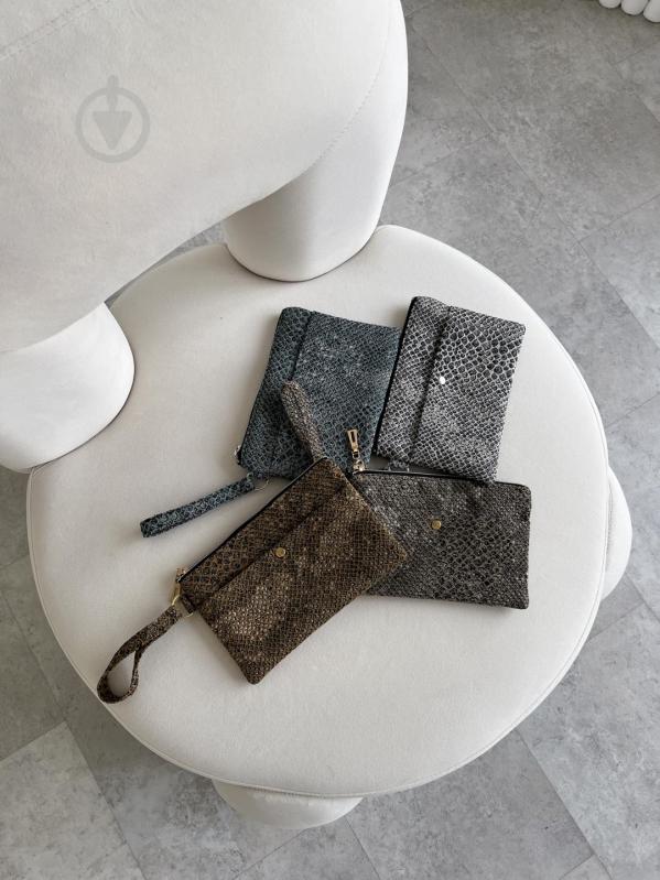 Косметичка ART KNIT PYTHON серая - фото 4 Косметичка ART KNIT PYTHON серая - фото 4