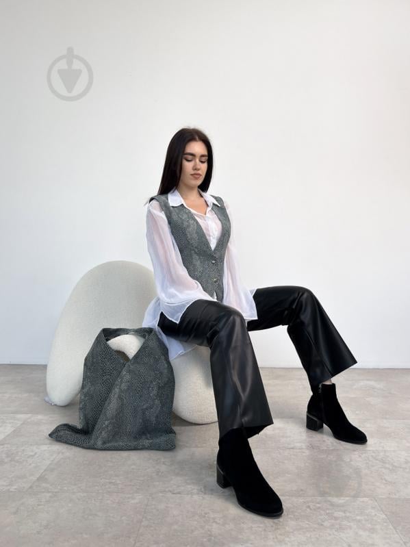 Сумка-шоппер PYTHON бирюзовый (travel bag) ART KNIT - фото 4