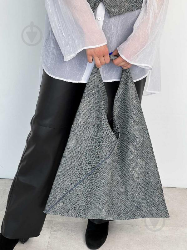 Сумка-шоппер PYTHON бирюзовый (travel bag) ART KNIT - фото 1