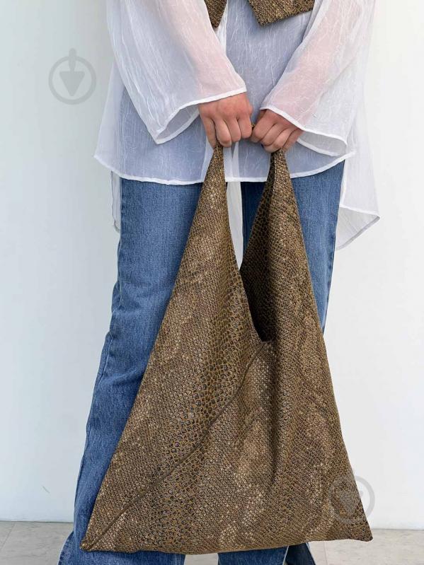 Сумка-шоппер Шопер PYTHON рыжий (travel bag) ART KNIT - фото 1 Сумка-шоппер Шопер PYTHON рыжий (travel bag) ART KNIT - фото 1