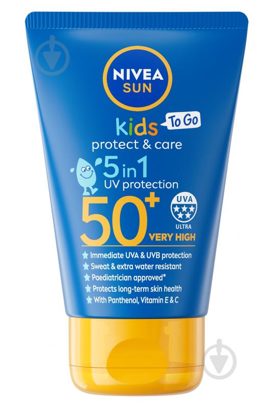 Лосьйон Nivea SUN Kids Захист та догляд SPF 50+ 50 мл - фото 1
