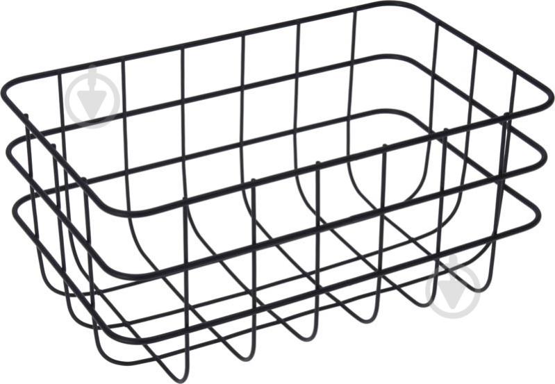 Корзина Excellent Houseware 21х13х9 см черный 404002000 - фото 1