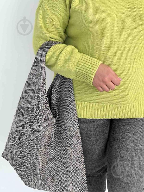 Сумка-шопер PYTHON сірий (travel bag) ART KNIT - фото 2