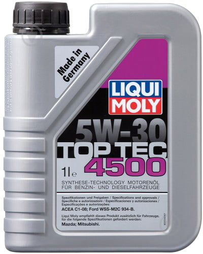 Моторное масло Liqui Moly Top Tec 4500 5W-30 1 л (2317) - фото 1